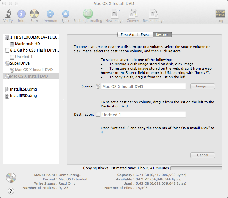 could not unmount disk mac external hard drive
